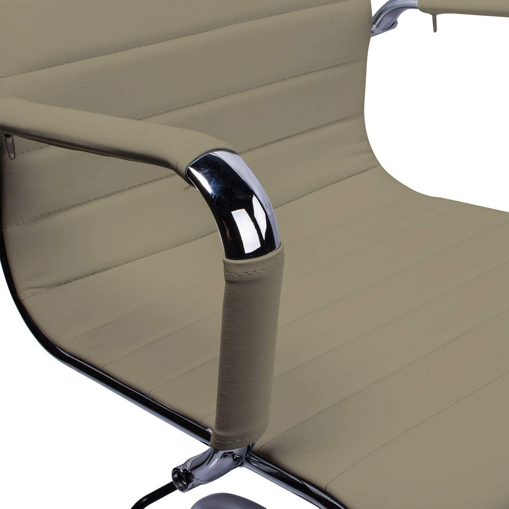 Fauteuil chaise de bureau RADON assise ergonomique en faux cuir 53x63xH110/120cm