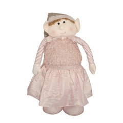 Elfe rose de Noël 383028 hauteur réglable 54 cm jusqu’à 105 cm en polyester