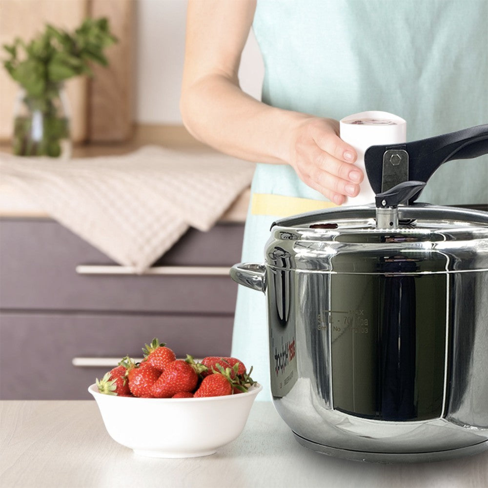 Cocotte-minute 5LT HOTPOT induction acier ABERT 4 soupapes de sécurité Ø20cm