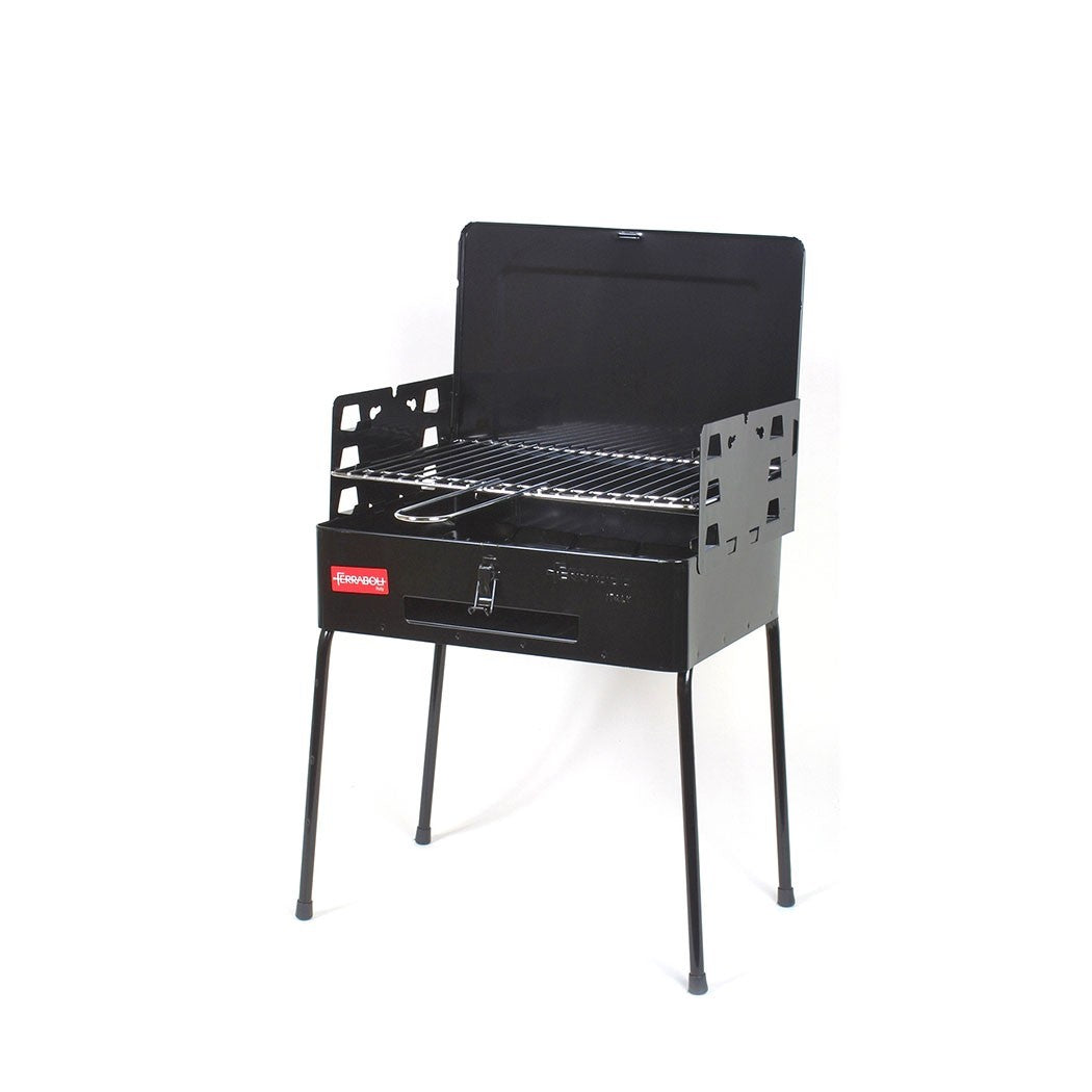Barbecue de pique-nique FERRABOLI en acier peint 002083 dans boîtier 30x40x55cm