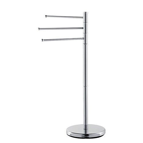 Porte-serviettes en acier inoxydable de 85cm 3 bras pivotants 726149