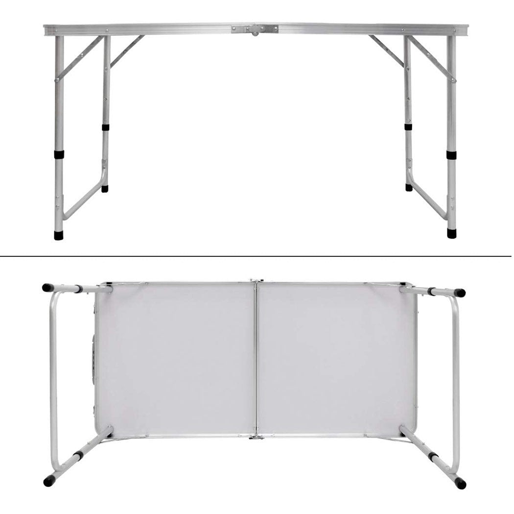 Table de pique-nique pliants et 4 tabourets AURORA repliable dans une valise