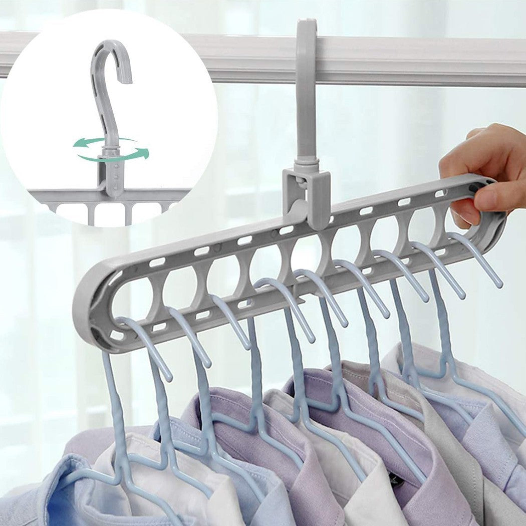 Set 2 Cintres à vêtement gain de place Magic Clothes Hanger Storage
