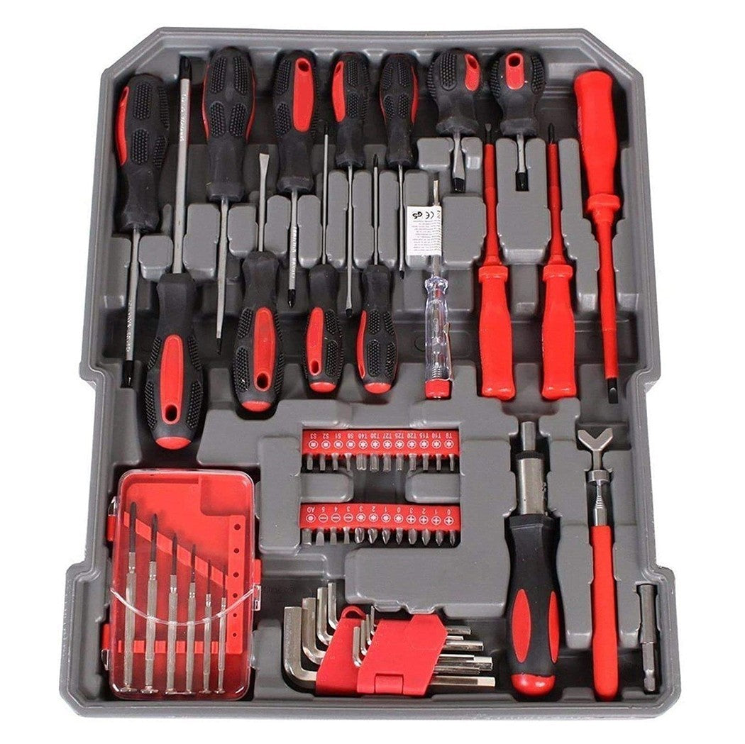 SWISS KRAFT valise trolley pour outils de travail 419 pcs 4 compartiments