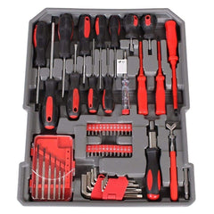 SWISS KRAFT valise trolley pour outils de travail 419 pcs 4 compartiments