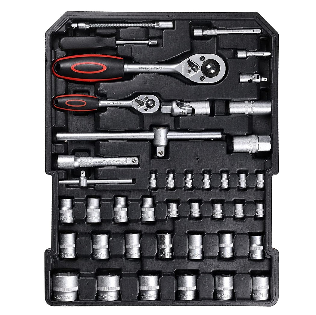 SWISS KRAFT valise trolley pour outils de travail 419 pcs 4 compartiments