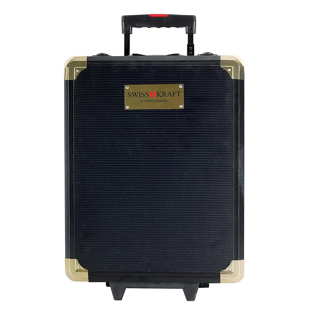 SWISS KRAFT valise trolley pour outils de travail 419 pcs 4 compartiments