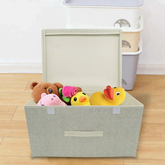 Boîte de rangement sous lit BEIGE 745017 hors saison 50x40xH25 cm