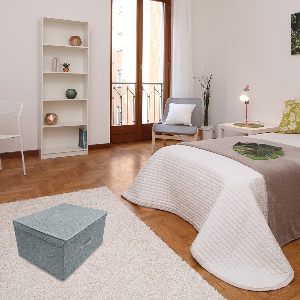 Boîte de rangement GRIS  sous lit 745000 hors saison 50x40xH25 cm