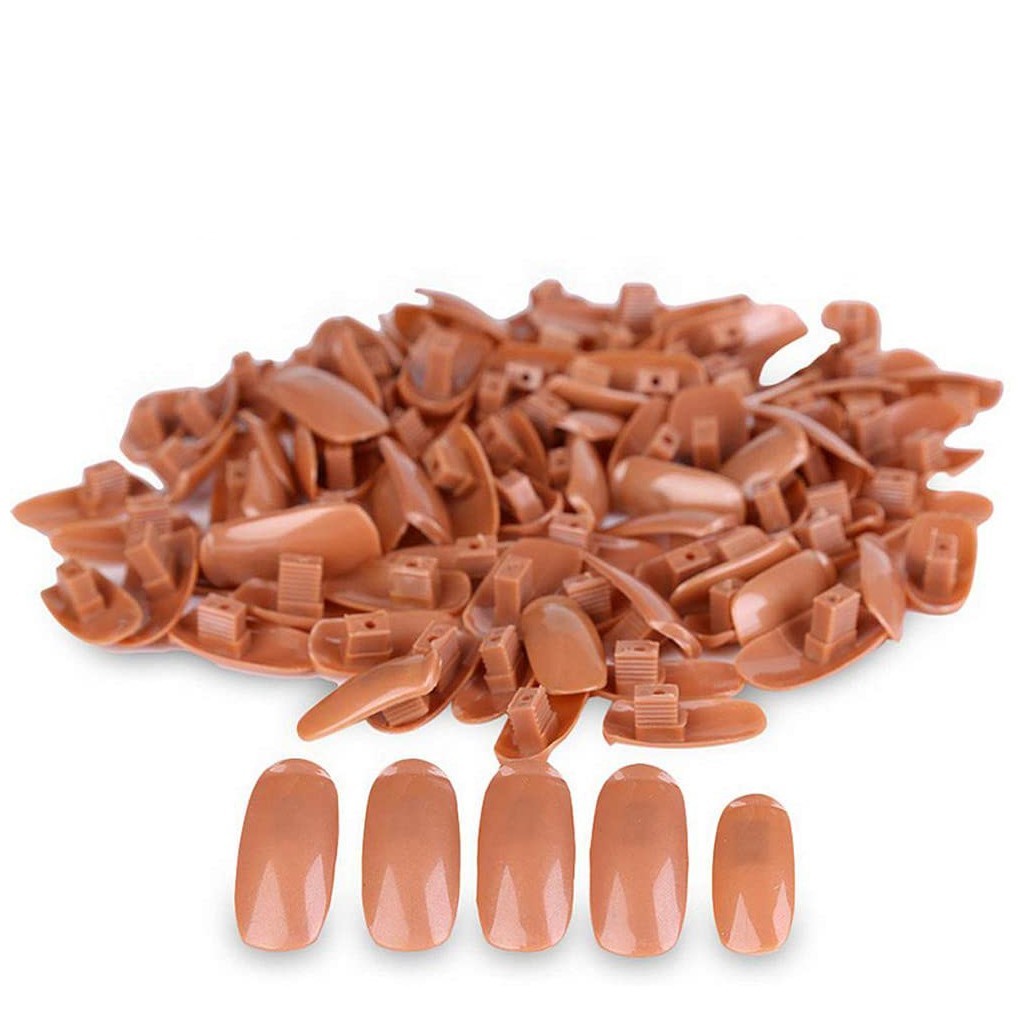 Fausse main articulée pour les ongles 184706 avec 100 tips et support de table