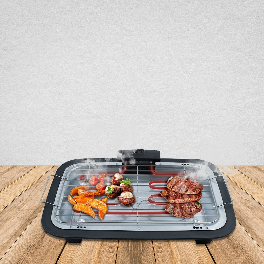 Barbecue électrique de table JORDAN Grille en acier JGB301G 2200W 37x21 cm