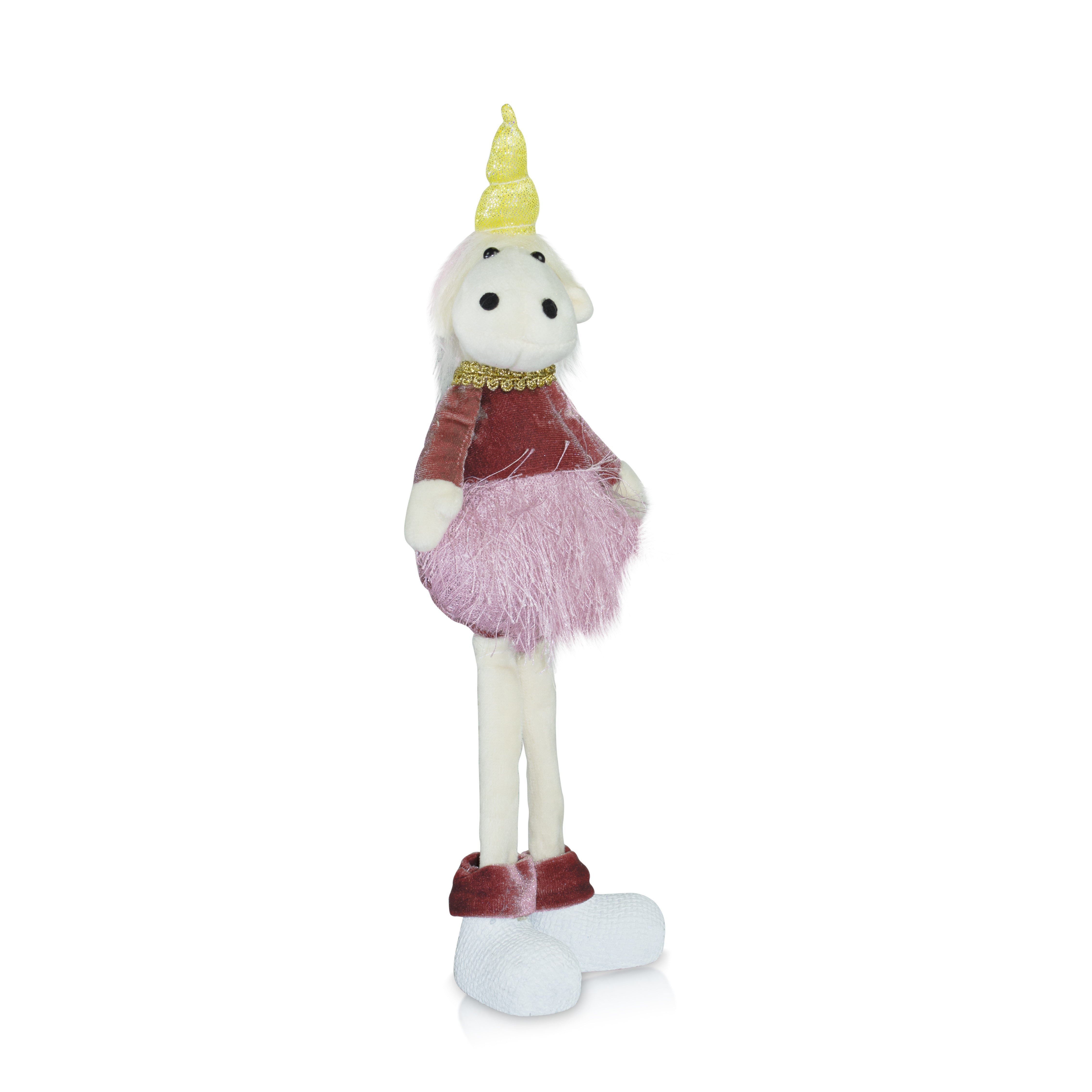 Licorne tissu décoratif idée cadeau art. 234050  30 cm de haut Pâques