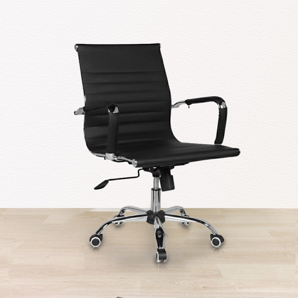 Chaise directionnelle pour maison et bureau WSD Fauteuil modèle MANAGER col.Noir