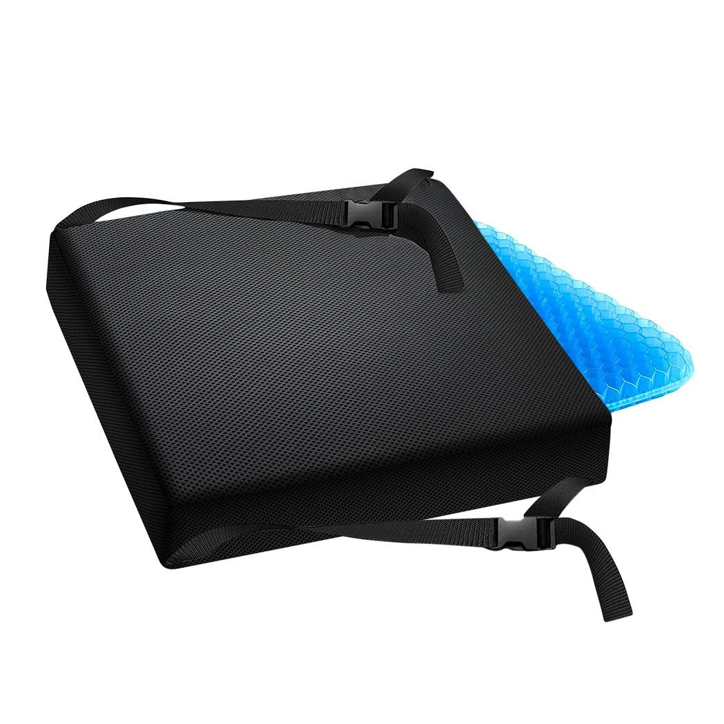 Coussin lombaire ergonomique en gel respirable 210542 pour le dos 33x30x7 cm