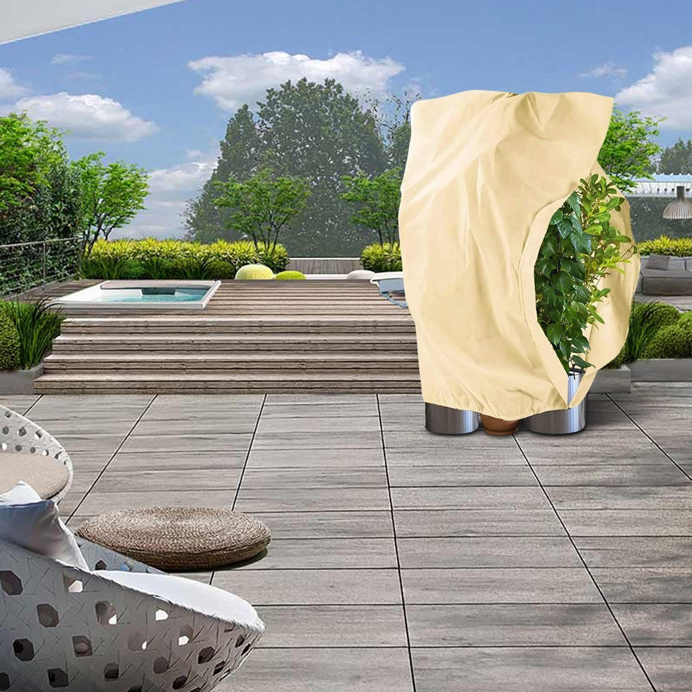 Housse de protection antigel respirante pour plantes d'extérieur 100x80 cm
