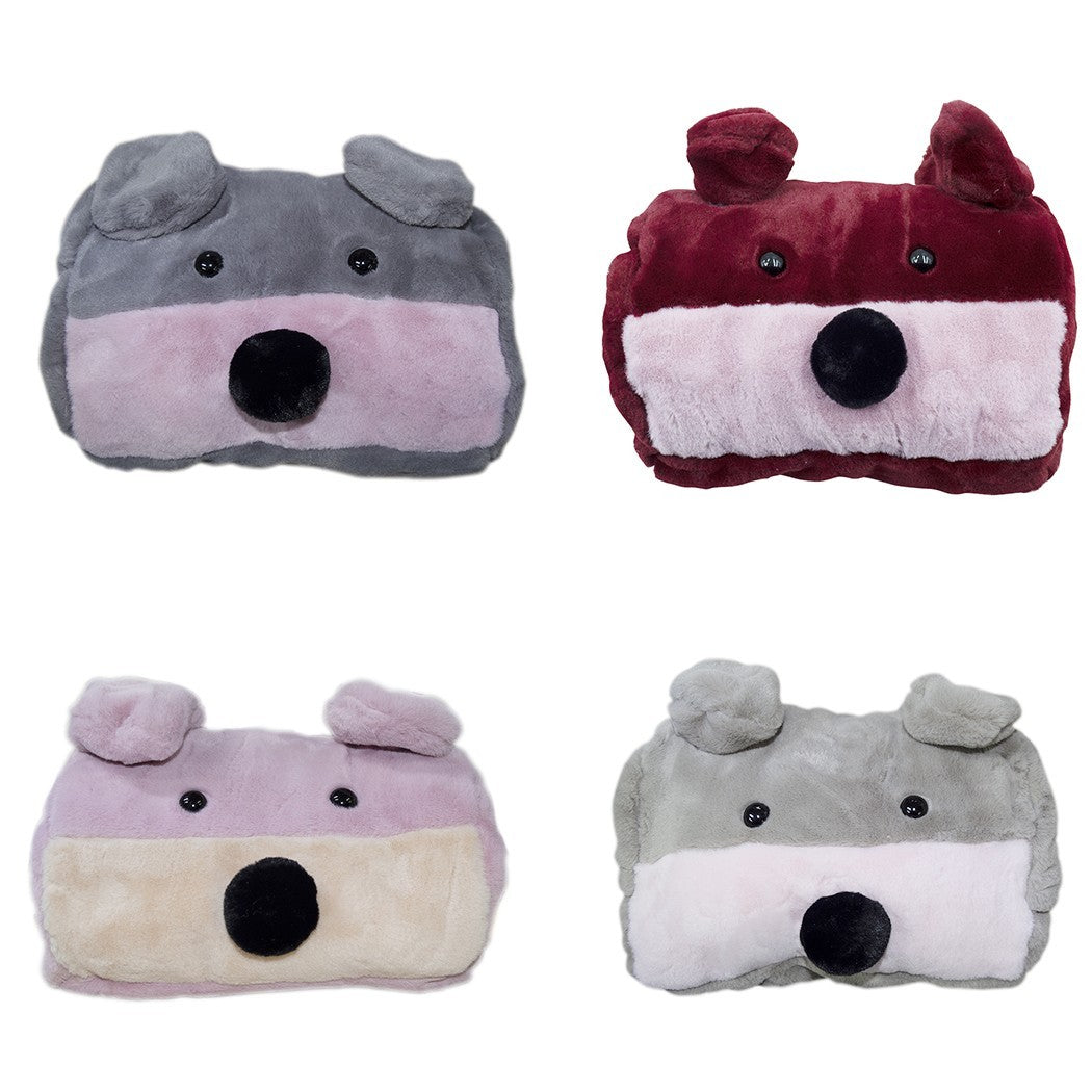 Sac à eau chaude avec poches chauffe-mains 25811806 en peluche petit chien
