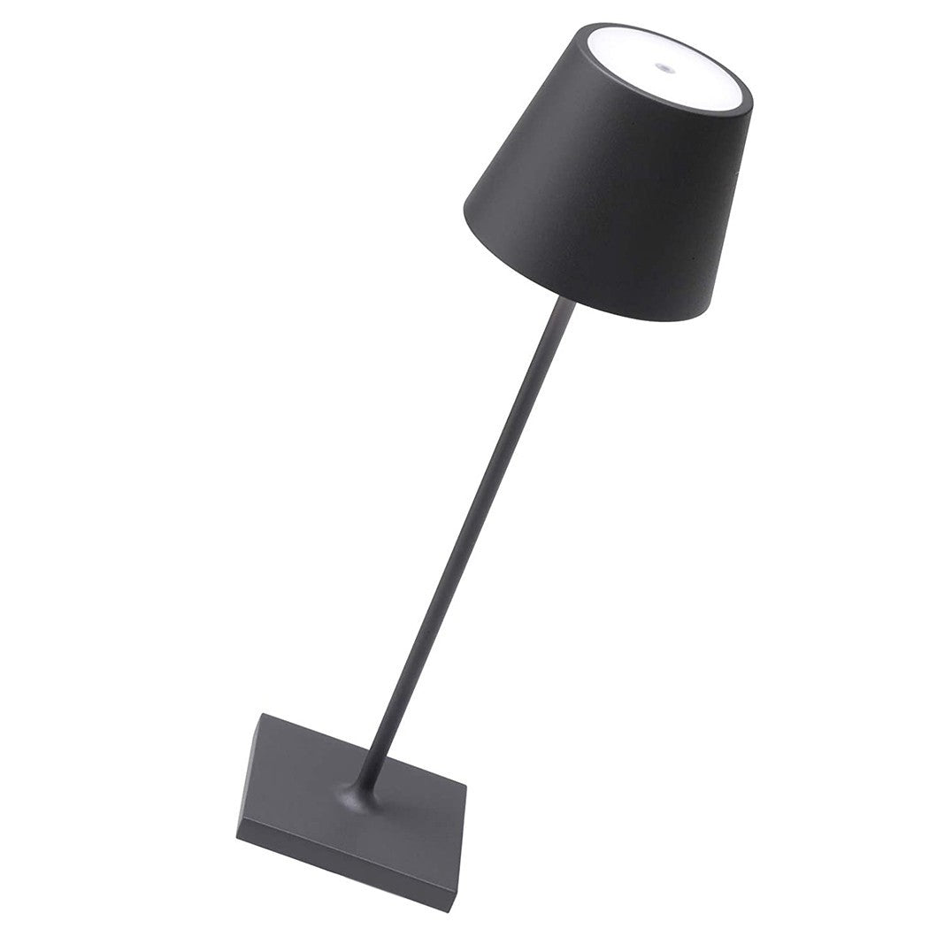 Lampe de table à led rechargeable par USB allumage contact lumière chaude H38cm