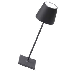 Lampe de table à led rechargeable par USB allumage contact lumière chaude H38cm