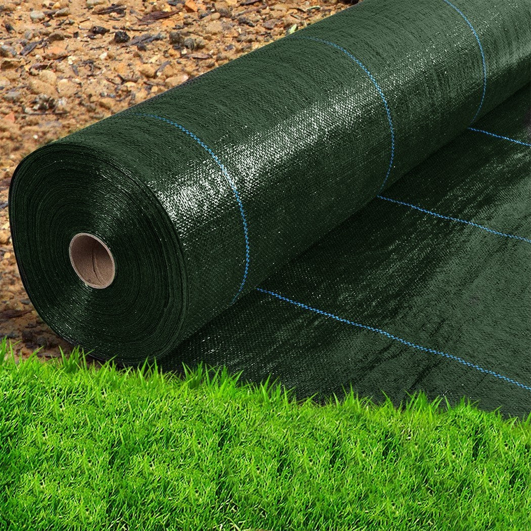 Rouleau paillage 518724 Feuille plastique potager VERT Antimauvaisesherbes 1x5mt