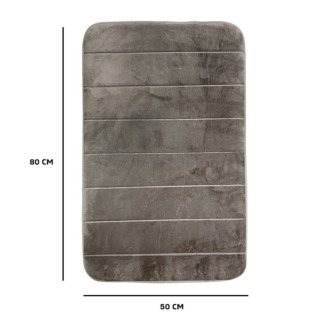 Tapis multi-usage effet daim art. 408261 fond antidérapant dim.50x80 cm