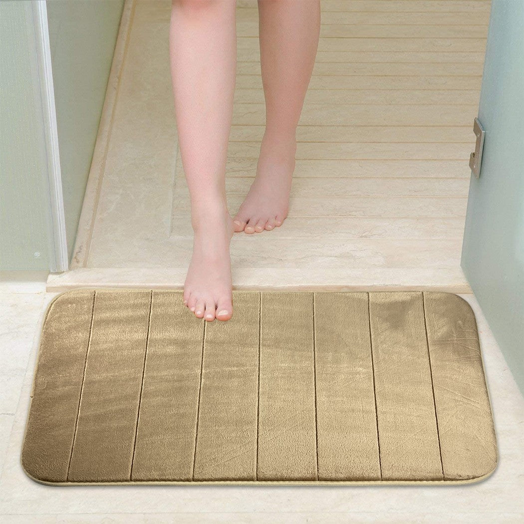 Tapis multi-usage effet daim art. 408261 fond antidérapant dim.50x80 cm