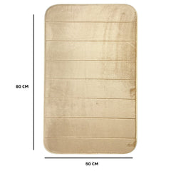 Tapis multi-usage effet daim art. 408261 fond antidérapant dim.50x80 cm