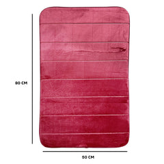 Tapis multi-usage effet daim art. 408261 fond antidérapant dim.50x80 cm
