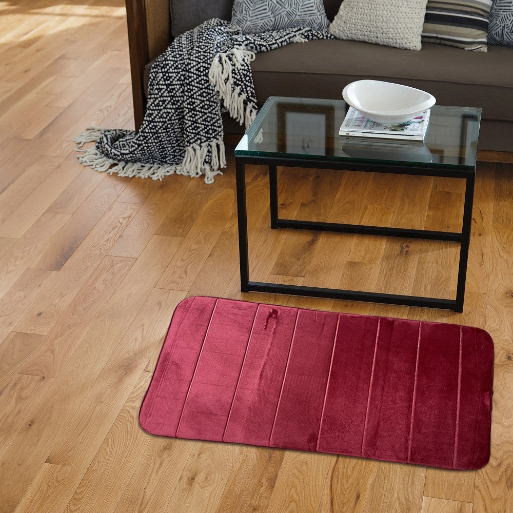 Tapis multi-usage effet daim art. 408261 fond antidérapant dim.50x80 cm
