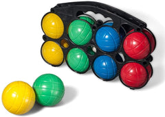 Jeu de pétanque 8 boules 4 couleurs différentes en plastique 010637 boule blanc