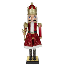 392004 Soldat casse-noisette 110cm avec musique et mouvement bois et plastique