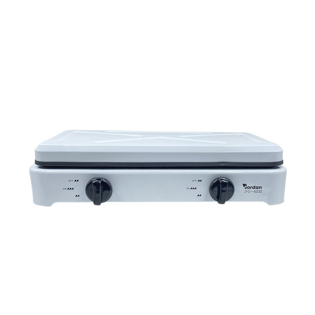 JFG6032 Table cuisson 2 feux gaz avec doublure en acier pour maison pique-nique