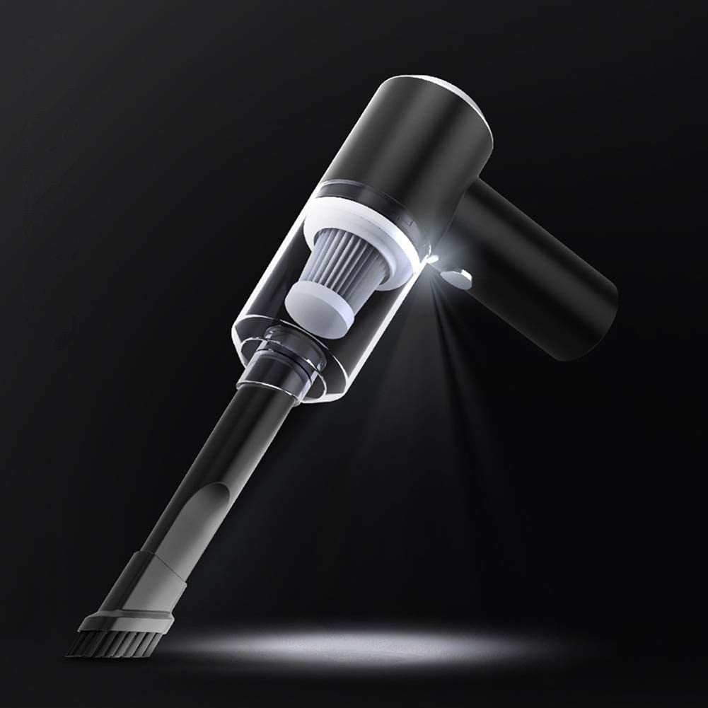 111723 Aspirateur à main cyclonique avec éclairage LED à piles pour la maison