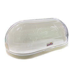 722179 PAMAX support de casserole en plastique blanc couvercle transparent