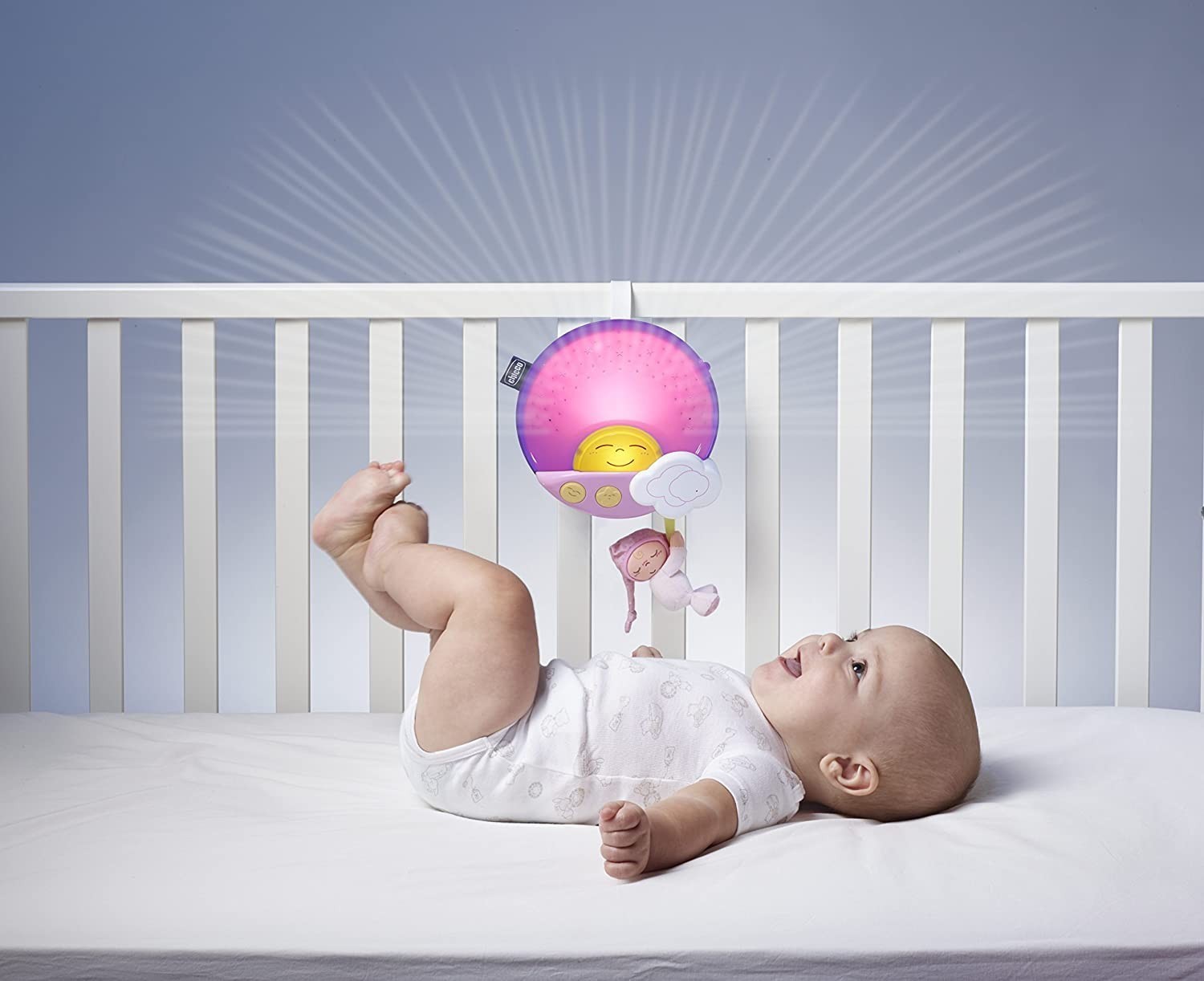 Panneau de lit de bébé CHICCO Ensemble d'effets de lumière rose
