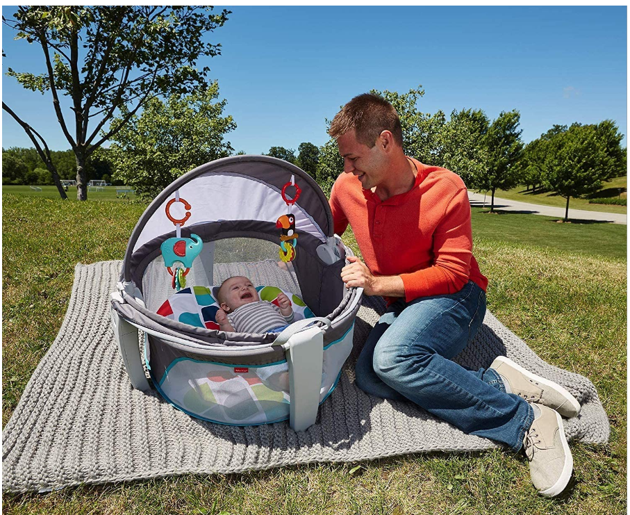 Fisher Price Baby Gear Mini berceau portatif pour intérieur et extérieur