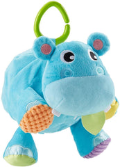 Hippopotame en peluche Fisher Price avec tissu doux et sons amusants