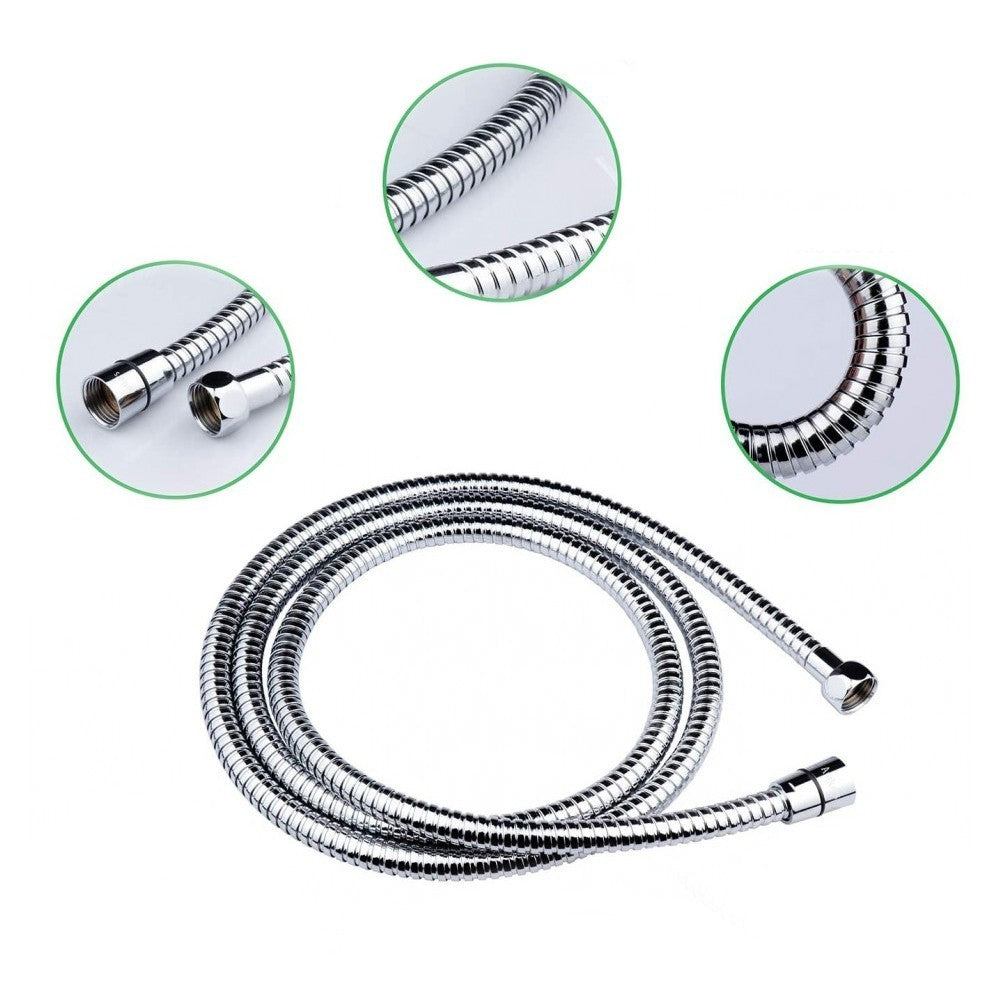 Tube flexible 2mt en Métal 329764 Rechange Universel pour Pomme de douche