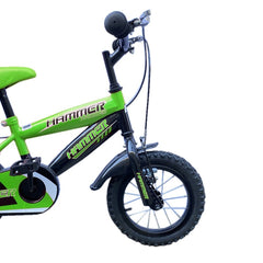 Vélo pour enfant Hammer de 12” à cadre en acier de 3 à 5 ans avec bouteille