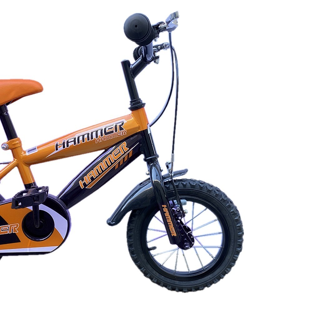 Vélo pour enfants de 4 à 6 ans à cadre en acier de 14”avec bouteille