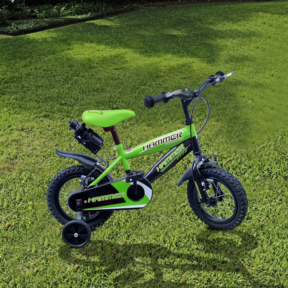Vélo pour enfants de 4 à 6 ans à cadre en acier de 14”avec bouteille