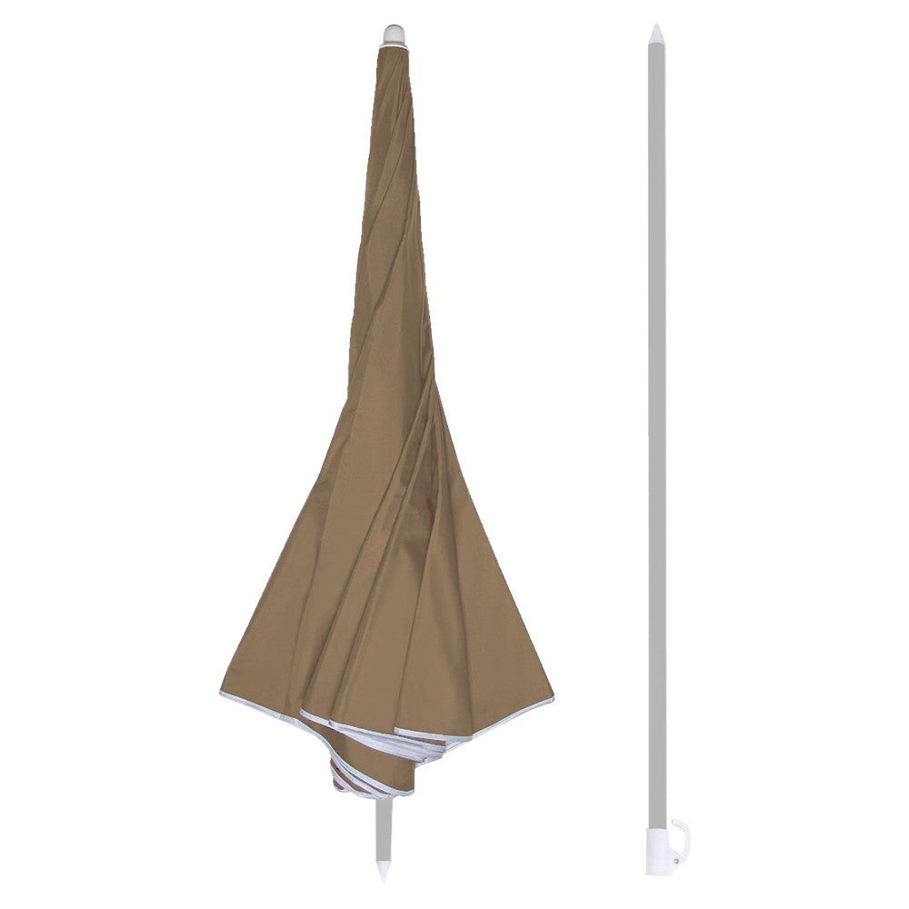 208008 Parasol avec poteau central en métal et en tissu polyester 180cm