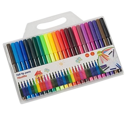 Kit 24 marqueurs - feutres - TOP WRITE KIDS boîtier plastique avec compartiments