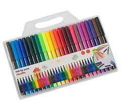 Kit 24 marqueurs - feutres - TOP WRITE KIDS boîtier plastique avec compartiments