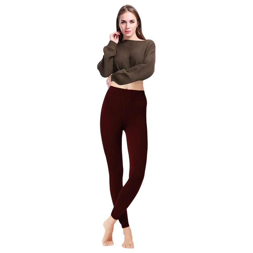 Legging pour femme Collant N° 824 avec intérieur en polaire extensible 320