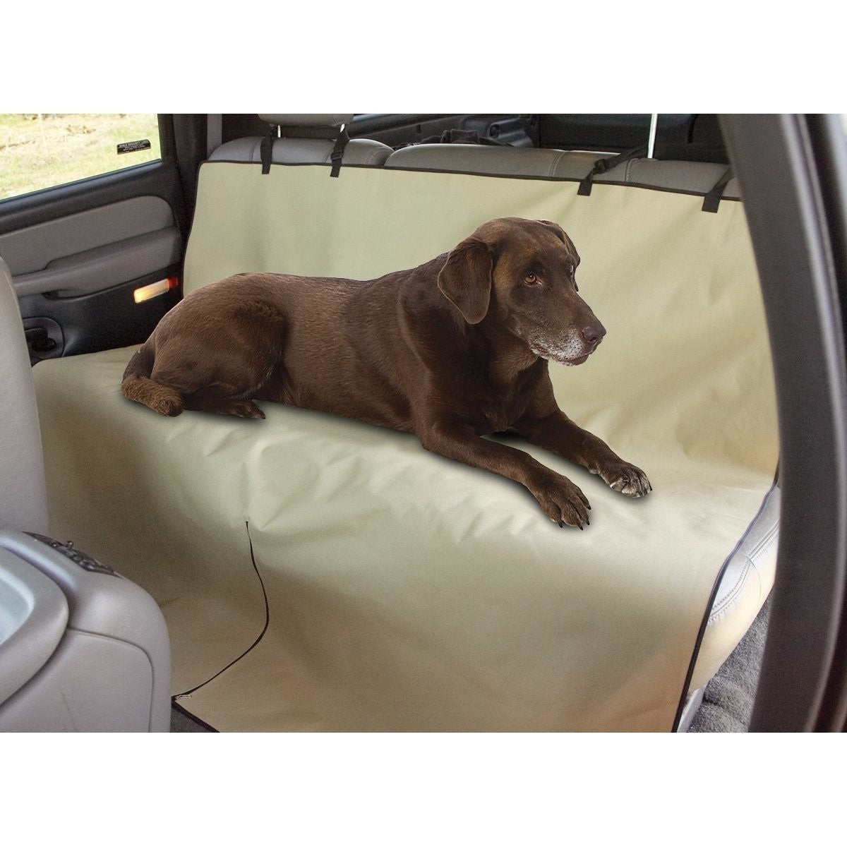 Couverture de protection de siège voiture pour chien en tissu imperméable