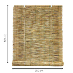 202463 Store en bambou arella avec poulie imperméables 120 x 260 cm
