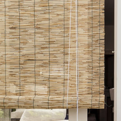 209752 Store en bambou avec poulie résistant aux intempéries 100 x 260 cm