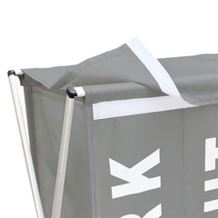 Panier Porte-linge 3 Compartiments Division des Vêtements Clairs Foncés Colorés