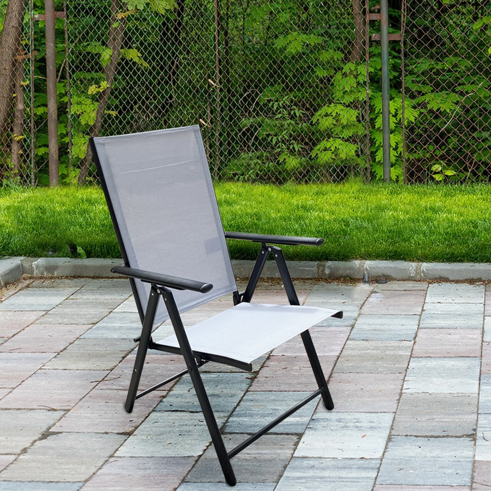 Chaise Relax longue réglable tissu textile pour extérieur Ameublement du jardin