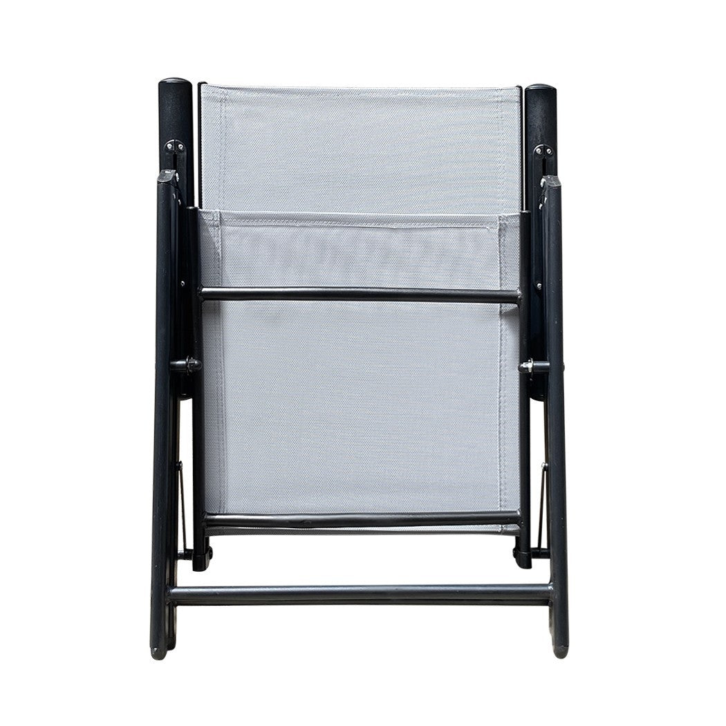 Chaise Relax longue réglable tissu textile pour extérieur Ameublement du jardin